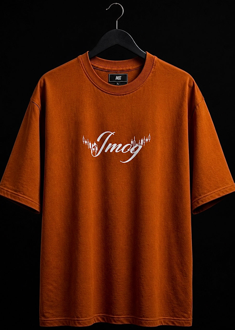 I’M NOT VIRGIN TRADING OVERSIZED BROWN T SHIRT