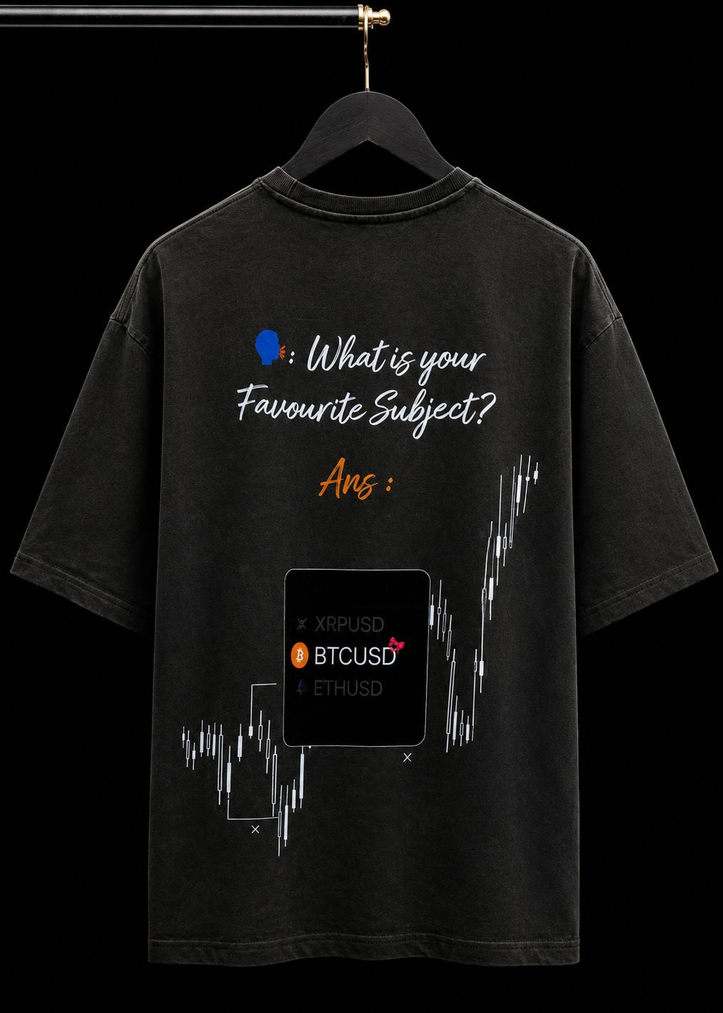 BTC FAV GREY ACID WASH OVERSIZED T SHIRT